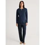 CALIDA Sweet Dreams Schlafanzug Blau 36/38