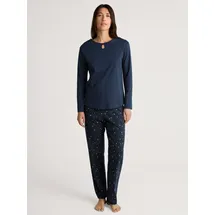 CALIDA Sweet Dreams Schlafanzug Blau 36/38