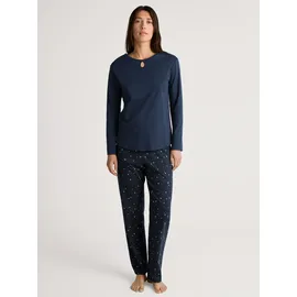 CALIDA Sweet Dreams Schlafanzug Blau 36/38