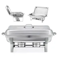11 Liter Speisewärmer Edelstahl Buffetwärmer Buffet Warmhaltebehälter Chafing Dish