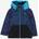 Skijacke Schwarz/Blau 104/110