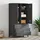 vidaXL Kleiderschrank Industrial 90 x 180 x 50 cm Anthrazit
