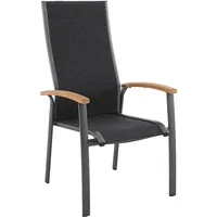 Royal Garden Royal Kensington Plus Stapelsessel 63 x 68,5 x 111 cm grau/teak