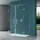 Mai&Mai Ravenna Duschkabine U-Form rechts 90 x 100 cm 8 mm ESG Klarglas transparent inkl. Duschtasse Ravenna40UK