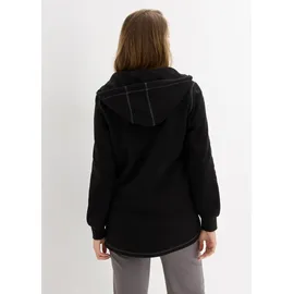 bonprix Fleecejacke Schwarz S
