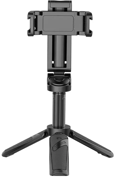 ULANZI JJ02 Handy Stativ Ständer  für iPhone/Samsung/Android , 3 in 1 Bluetooth Selfie Stick Handy Griff Capgrip mit Fernbedienung, Ausziehbares Mini Stativ Handyhalterung Smartphones, 2 Kaltschuh