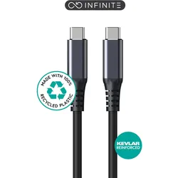 eSTUFF INFINITE USB-C Cable USB4 Gen3x2 240W 40Gbps - Kabel - Digital/Daten