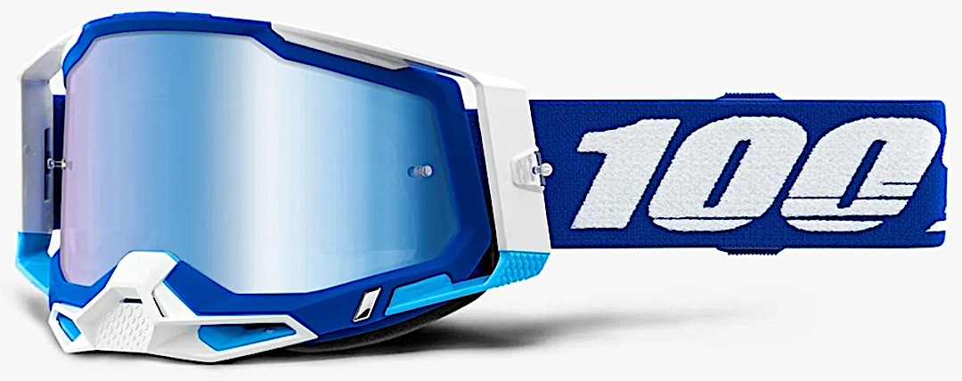 100% Racecraft II Essential Motorcross bril, blauw