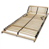 Sleepneo Lattenrost 100x200, Kopfteil verstellbar, Ergonomischer 7 Zonen Lattenrost, Buchenholz, 28 Latten, Lattenrost Selbstmontage, hohe Traglast bis 150Kg