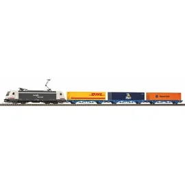 PIKO Start-Set E-Lok TRAXX mit 3 Containertragwagen 96900 H0
