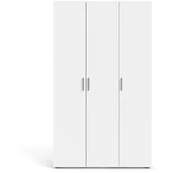 Petra Kleiderschrank 3 Türen weiß.