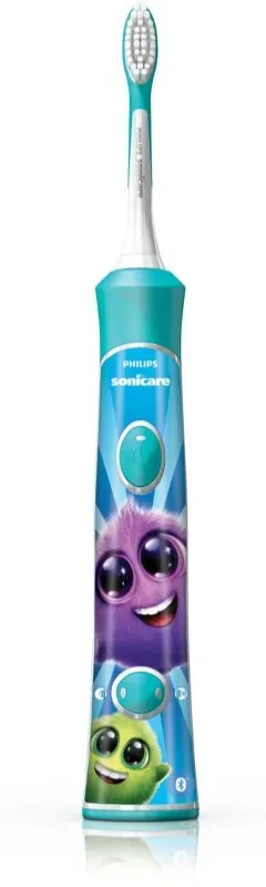 Philips Sonicare For Kids HX6322/04 Elektrische Schallzahnbürste mit Bluetooth-Verbindung für Kinder Aqua 1 St.