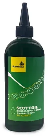 SCOTTOILER Biologisch afbreekbaar groen smeermiddel voor elektronische ketting smeermiddel - 250ml, rood