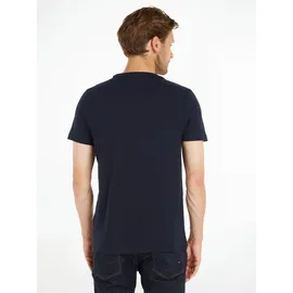 Tommy Hilfiger Logo Kurzarm-T-Shirt Sky Captain L