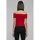 URBAN CLASSICS Ladies Off Shoulder Rib Tee Rot L