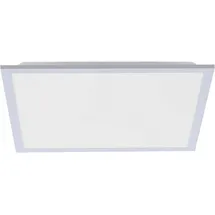just light. LED Panel Rahmen silberfarbig, 45,5x45,5cm, Fernbedienung platzsparend