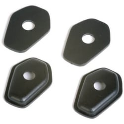 SHIN YO Blinker Montageplatten, INDY SPACER ISS 2, schwarz