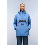 Napapijri Funktionsjacke RAINFOREST Regular fit mit Kapuze und Kängurutasche blau XS (36)