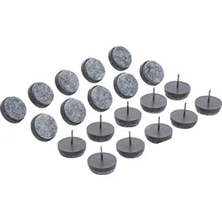 BGS Filzgleiter-Satz | gestiftet | Ø 24 mm | 20-tlg.