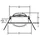 Brumberg LED-Einbaustrahler 6 W rund schwenkbar edelst