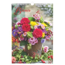 ALPHA EDITION GmbH & Co. KG Blumen 2027 Wandkalender 23,7x34 cm