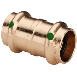 Viega Sanpress Muffe 15 mm, Rotguss oder Siliziumbronze, SC-Contur