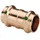 Viega Sanpress Muffe 15 mm, Rotguss oder Siliziumbronze, SC-Contur
