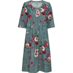 Baumwoll-Kleid, Druck salbei, 44