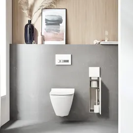 EMCO Asis Pure WC-Modul 73 x 17 cm Weiß MDF