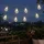 MARELIDA LED Lichterkette Solar 4,5 m Transparent Warmweiß
