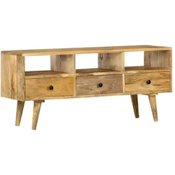 vidaXL TV-Schrank 110×36×50 cm Massivholz Mango