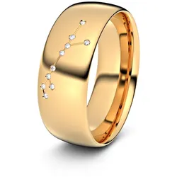 Sternzeichenring Fische 750er RosÈgold - 4284