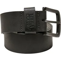 URBAN CLASSICS Leather Imitation Belt Gürtel, Darkgrey, L