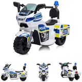 Chipolino Kinder-Elektromotorrad Polizei blau/weiß (7.20 V)