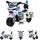 Chipolino Kinder-Elektromotorrad Polizei blau/weiß (7.20 V)