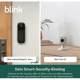 Blink Heimsicherheits-Starter-Set, Video-Türklingel + Überwachungskamera