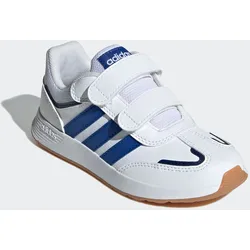 Klettschuh ADIDAS SPORTSWEAR "TENSAUR SWITCH KIDS", Gr. 33, weiß (cloud weiß, royal blau, dunkelblau), Synthetik, Textil, sportlich, Schuhe
