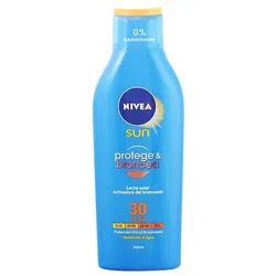 NIVEA Sun Protect&tanning Milch Spf30 Sonnenschutz 200 ml 