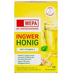 WEPA Ingwer+honig+vitamin C Pulver 10X10 g