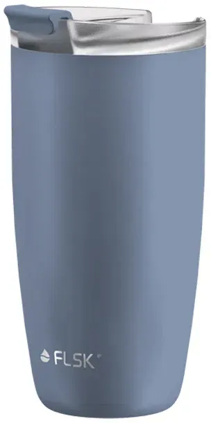FLSK Edelstahl Thermobecher - Kaffeebecher to go - denim - 500 ml