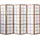 Homestyle4u Paravent Braun Holz 264x175x2 cm, Wohnzimmer, Raumteiler & Paravents, Paravents