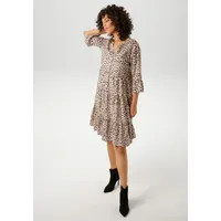 Aniston CASUAL Tunikakleid Animal-Print Beige/Braun/Schwarz 46