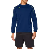 Jako Herren Trainingssweat Classico nightblue/citro, S