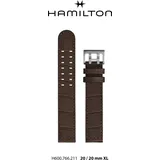 Hamilton - Khaki Aviation Band-set Leder Braun-20/20-xl H690.766.211