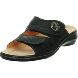 THINK! CAMILLA chromfrei gegerbte nachhaltige Pantolette, SCHWARZ/KOMBI 0010