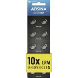 Absina Knopfzelle AG 3 1,5 V 10 St.
