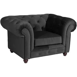 Max Winzer Sessel Orleans - schwarz
