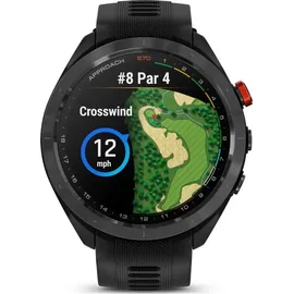 Garmin Approach S70 47mm GPS-Golfuhr black ceramic/black (010-02746-12)