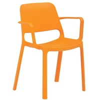 2er-Set Stapelstühle »myNUKE« mit Armlehnen orange, mayer Sitzmöbel, 46 cm