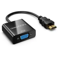 DeleyCON deleyCON HDMI zu VGA Konverter 1 HDMI Eingang